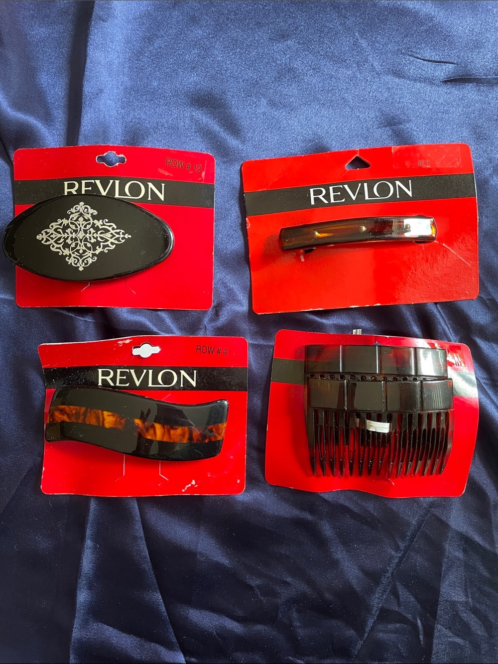 90s Vintage Revlon Dead-stock Hair Accessories